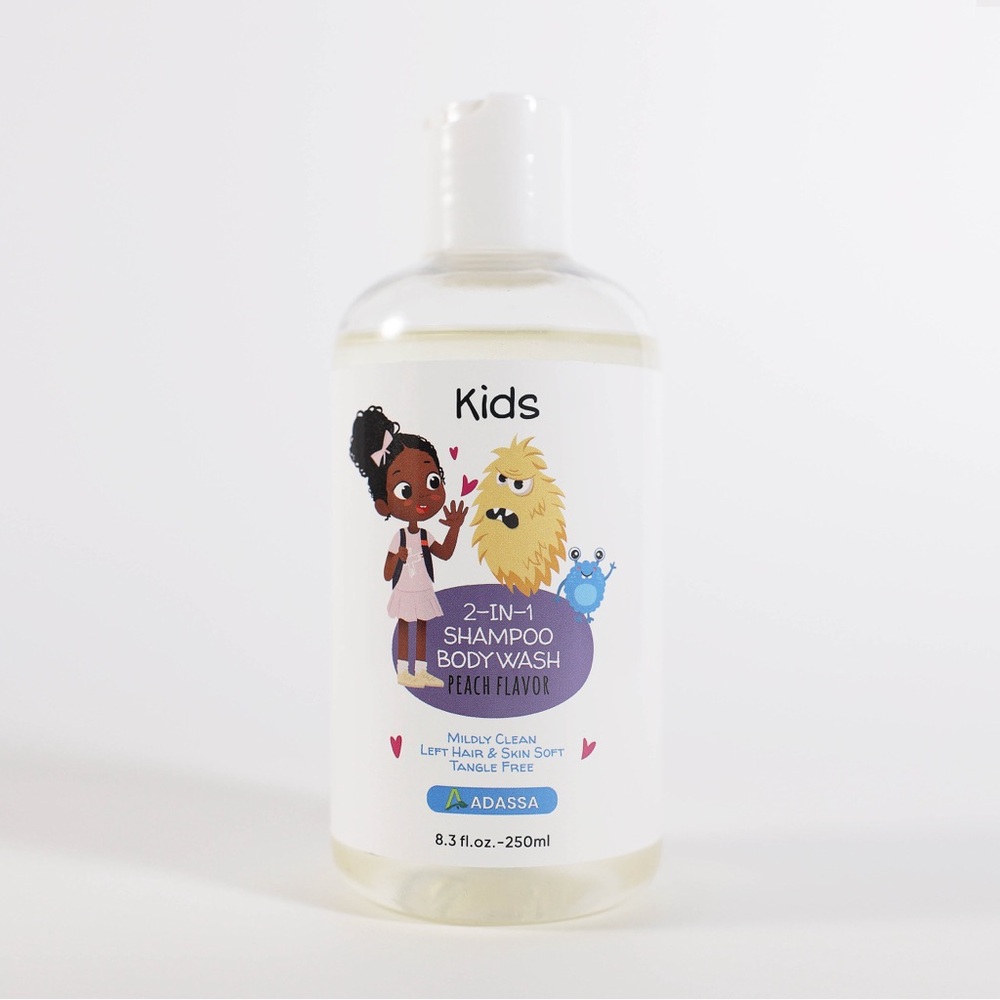 Kids 2-in-1 Shampoo & Body Wash - Clear